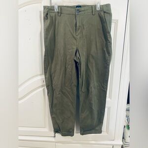 GAP Ladies Olive Chino Pants